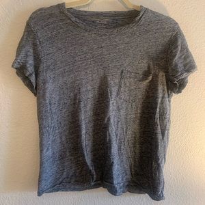 Madewell Women’s Gray T-Shirt- Medium